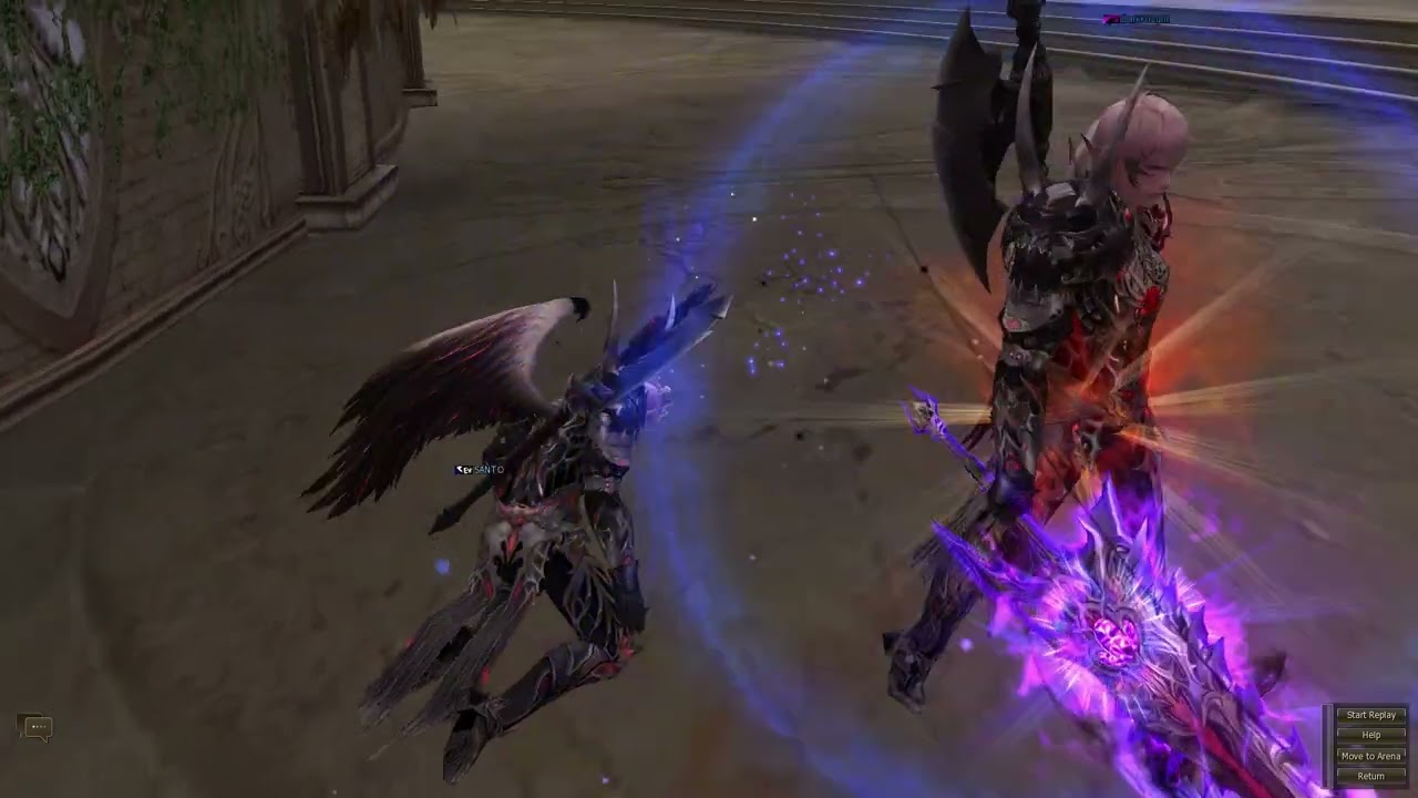 Lineage 2 Exilium Tournament 1v1 (DarkKn1ght vs Santo) 5 rounds