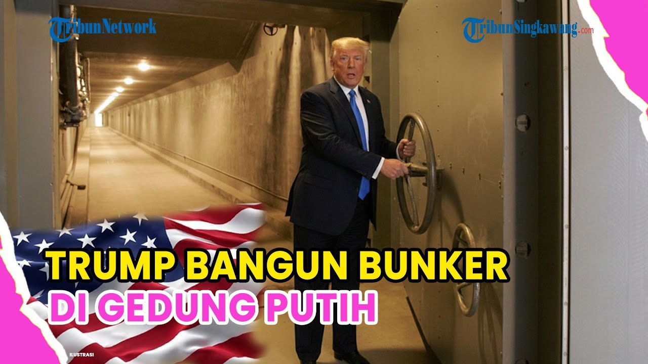 🔺SIAGA PERANG NUKLIR❗DONALD TRUMP BANGUN BUNKER DI GEDUNG PUTIH