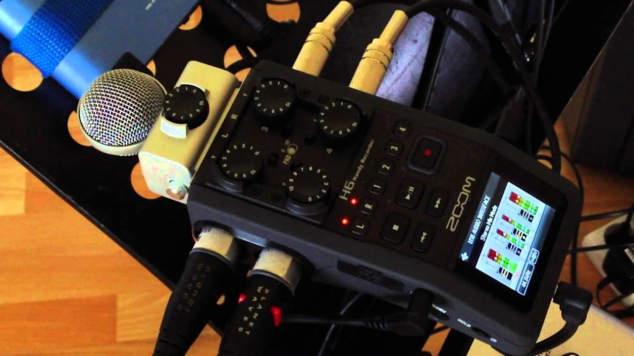 Zoom H6 IEM mixer demo