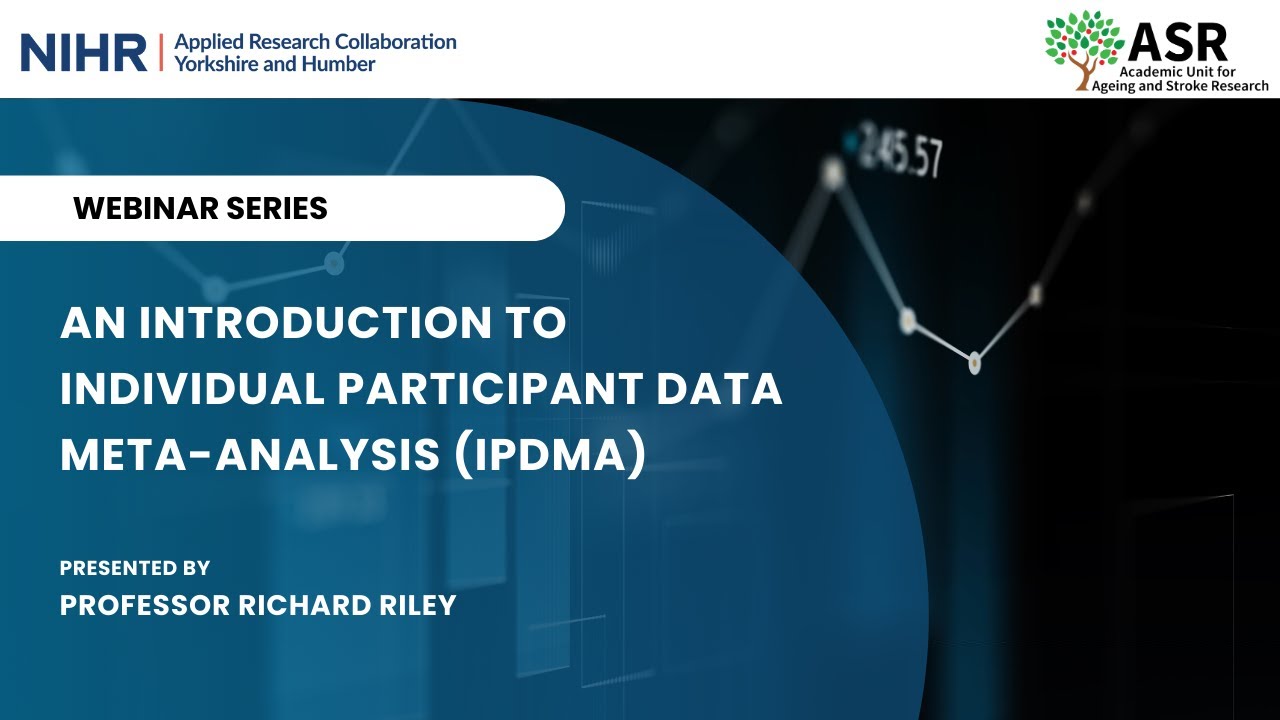 An Introduction to Individual Participant Data Meta-Analysis (IPDMA)