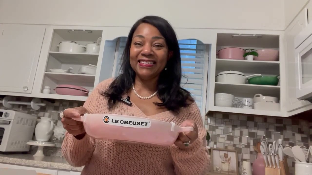 Check out my Spring Splurge!  The Le Creuset Petal Braiser🌸❤️