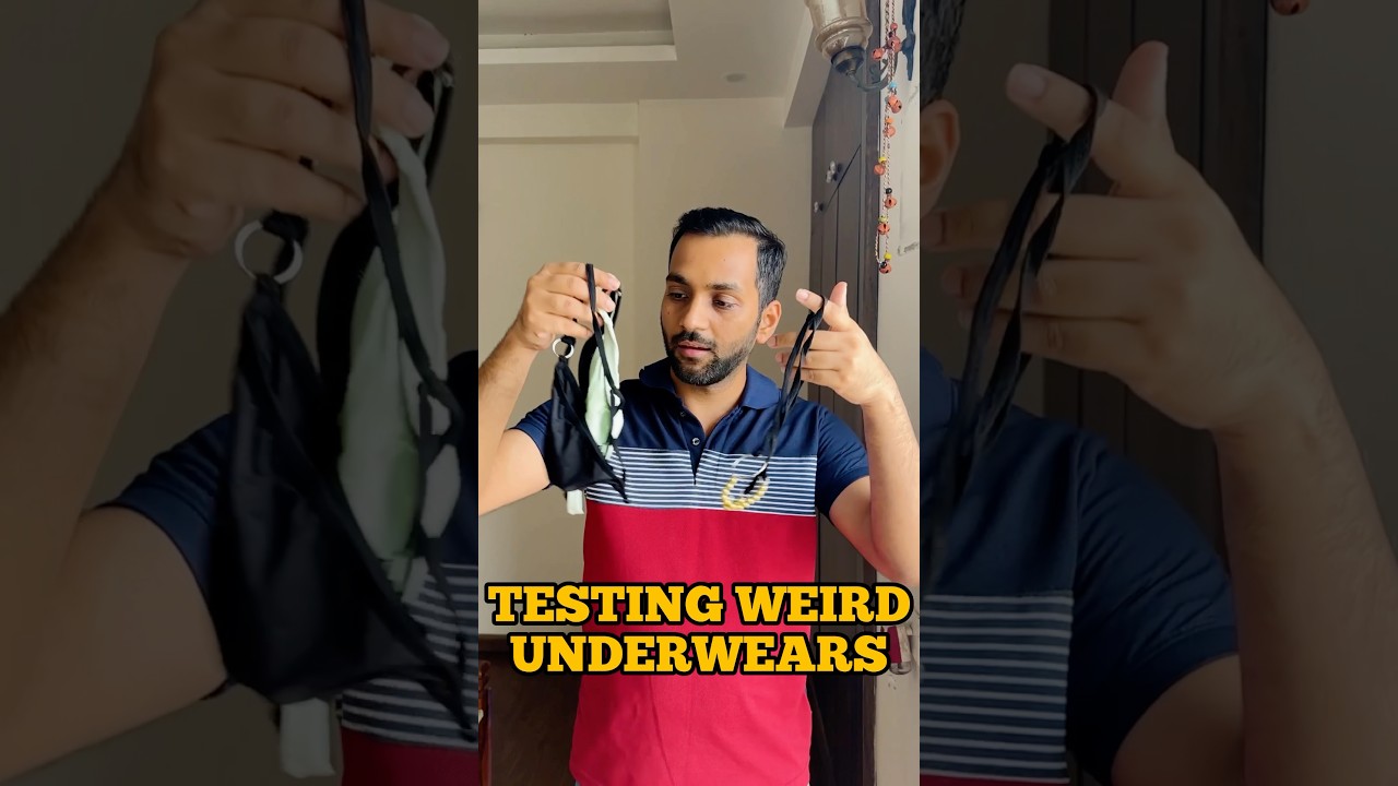 Testing Weird Underwears *shocking* G-String, Thong Bikini, Thongs #amazonfinds #ashortaday #ytshort