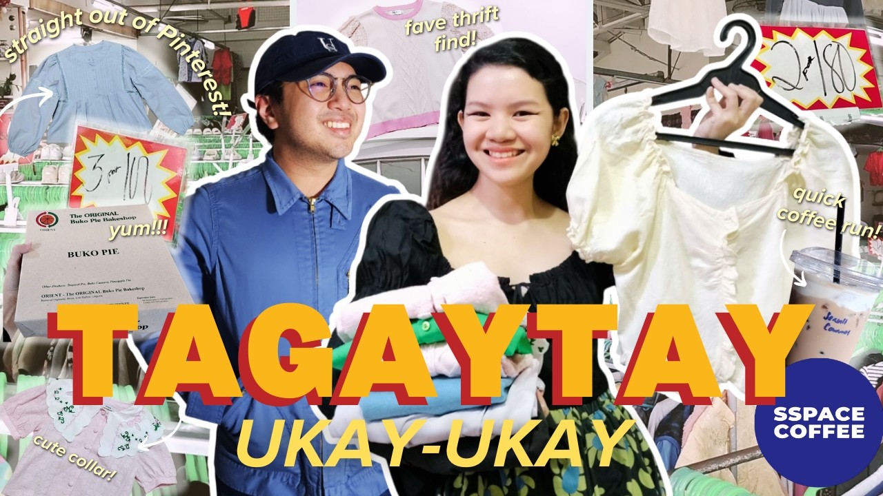 3 FOR 100 PESOS?! 😱 Cheapest Ukay-Ukay in Tagaytay! | Thrift With Me in Tagaytay 🇵🇭