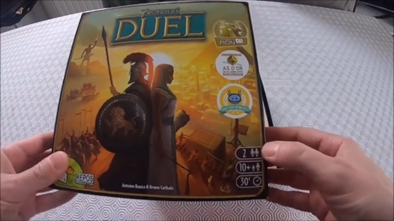 7 Wonders Duel - Comment jouer une partie avec règle du jeu. TOP jeux 2 joueurs. Incontournable??