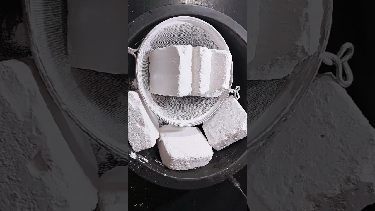 Sneak Peek from today's Video Gym Chalk Crushing Sifting and Powder Play