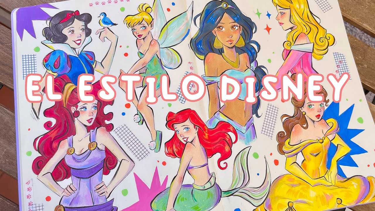La evolución del estilo Disney🌷 // Arrtx Markers