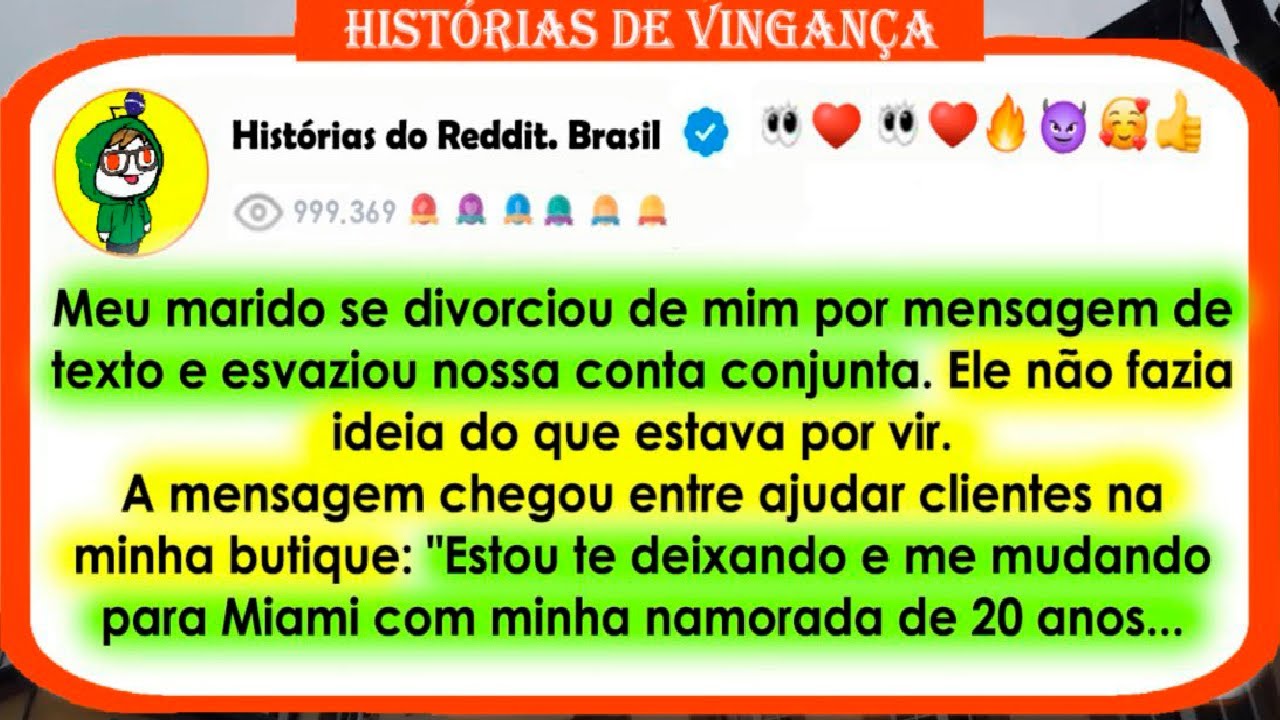 Meu marido se divorciou de mim por mensagem de texto e esvaziou nossa conta conjunta...