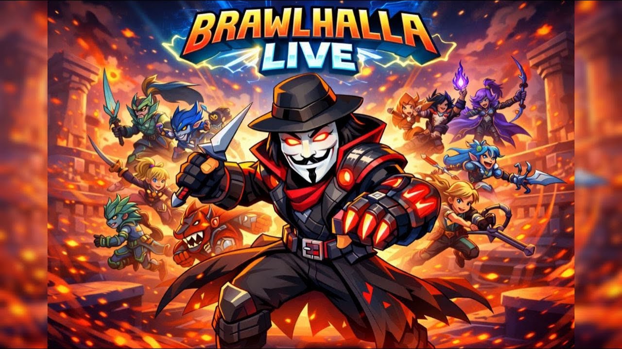 Brawlhalla Live Competitive Arena ⚔️ | Ranked + Customs | Brawl 10
