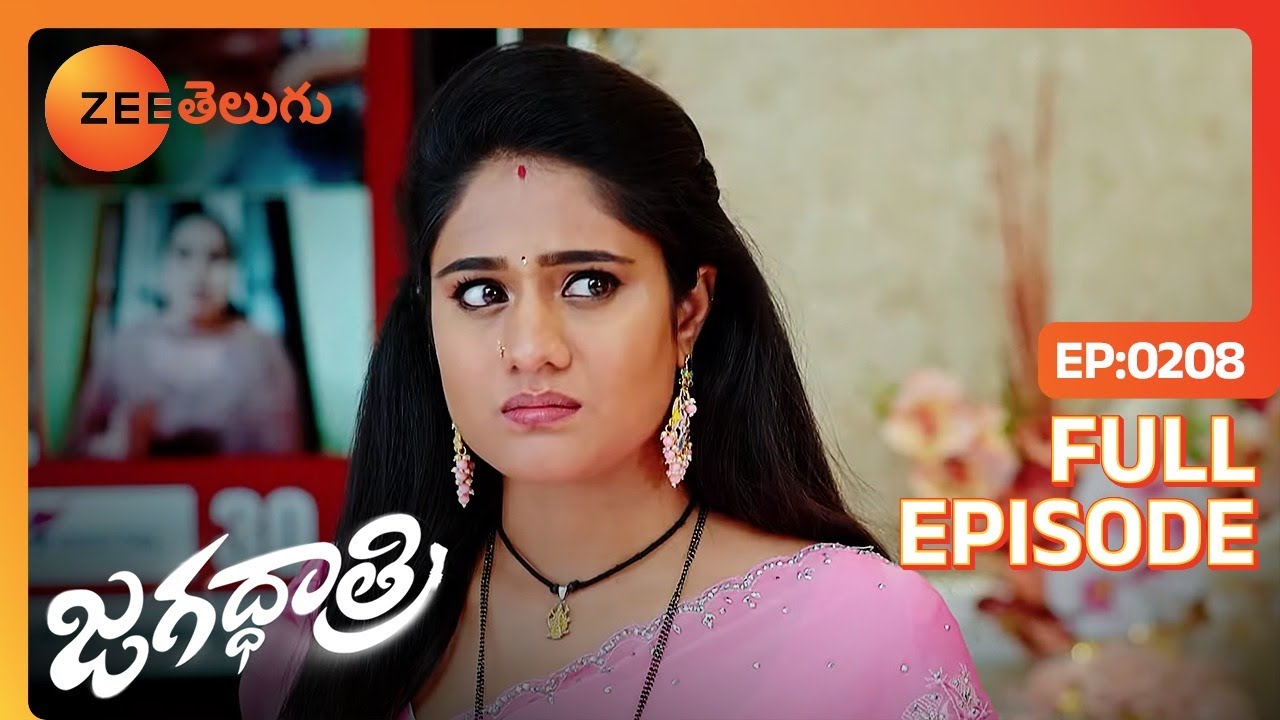 అసలు ఏం మాట్లాడుతున్నారు | Jagadhatri | Full Ep 208 | Zee Telugu | 18 Apr 2024