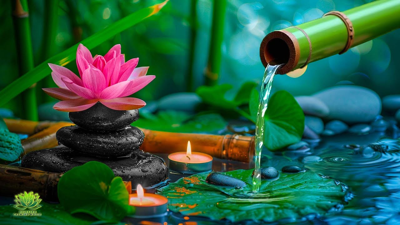 Peaceful Spa Piano & Water Ambience 🌿 Relaxing Music for Meditation, Healing and Stress Relief