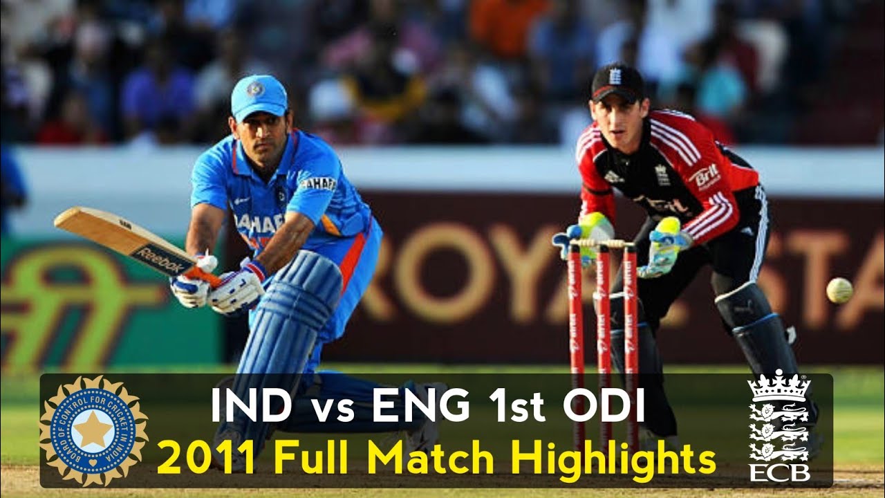 MS Dhoni Match-Winning Knock!| India vs England 1st ODI 2011 Full Match Highlights 