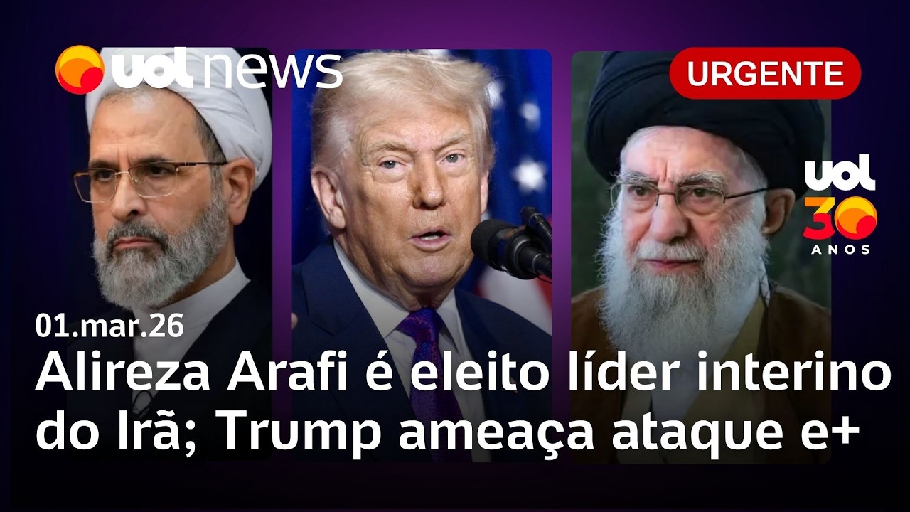 Irã elege líder interino após morte de Khamenei; presidente promete vingança; Trump ameaça ataque e+