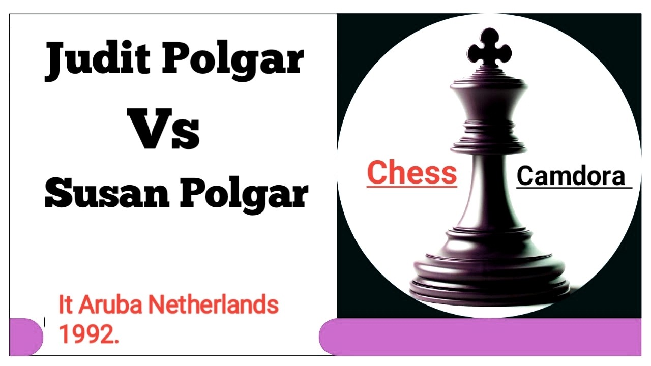 Judit Polgar vs Susan Polgar. It Aruba Netherlands 1992.