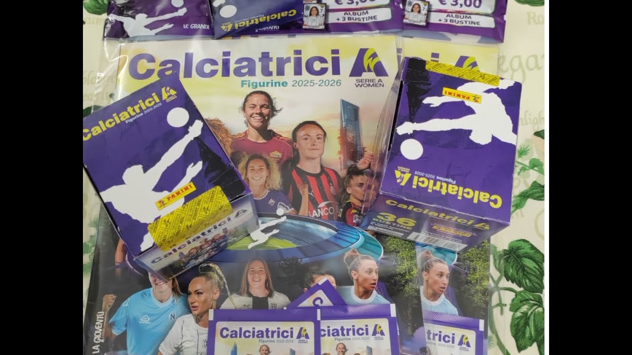 E' uscita la nuova collezione Calciatrici 2025-2026 di Panini!