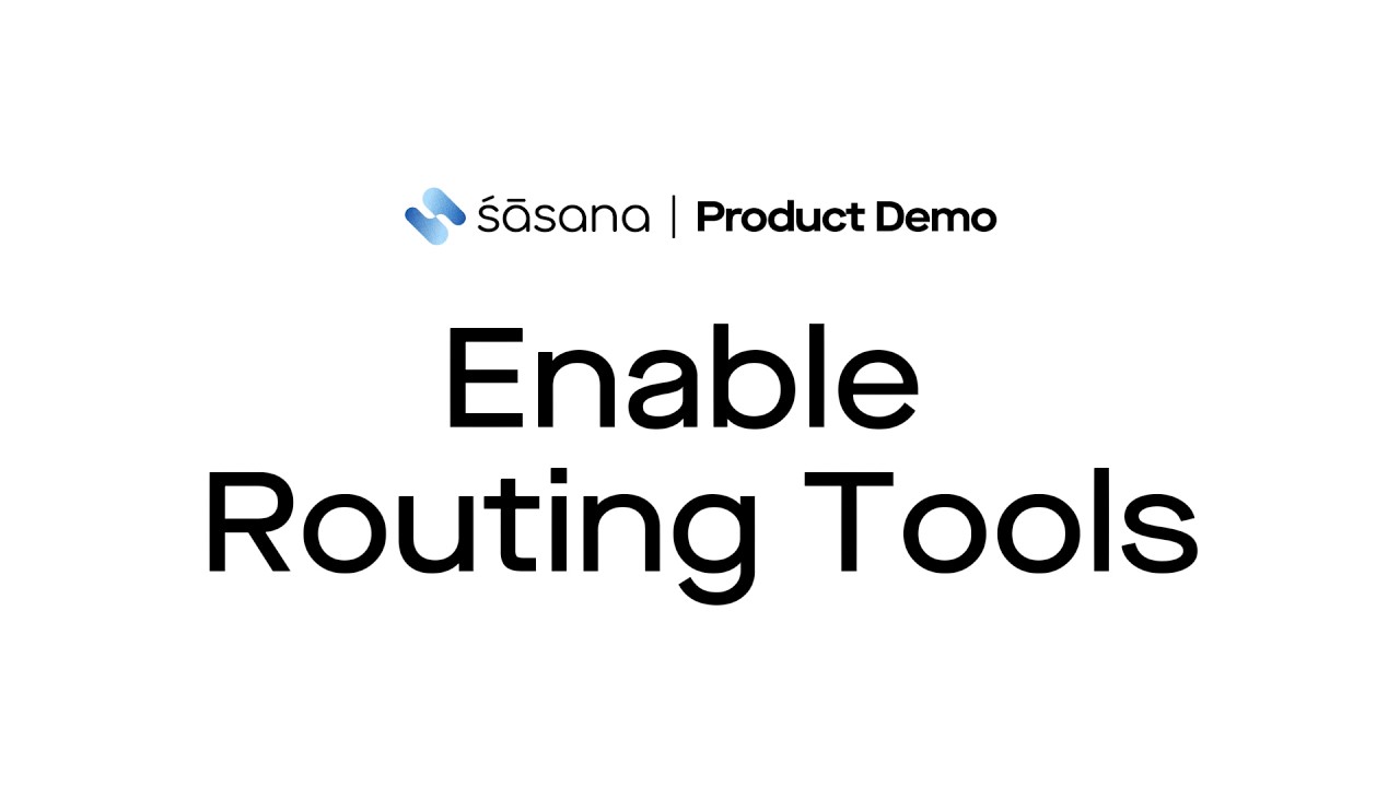 How to Activate Routing Tools