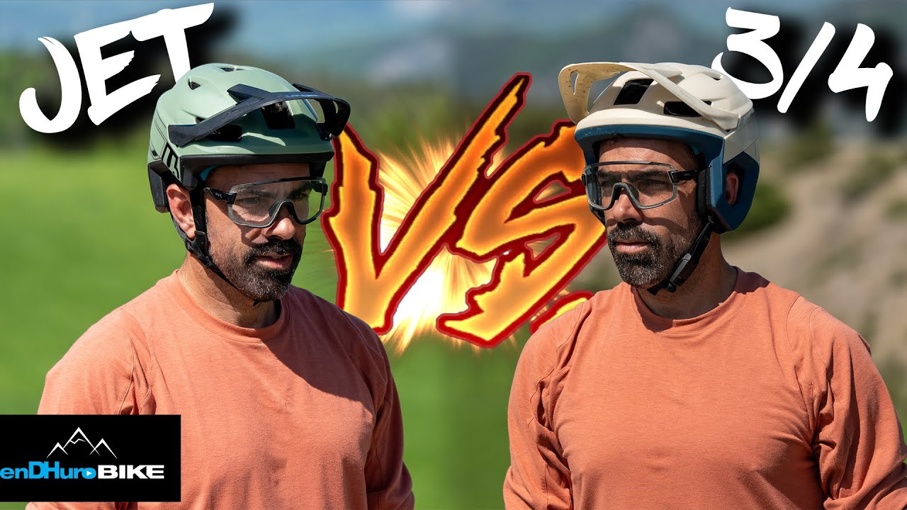 JET Vs 3/4 : QUEL CASQUE VTT CHOISIR ? (avantages et inconvénients sur le terrain)