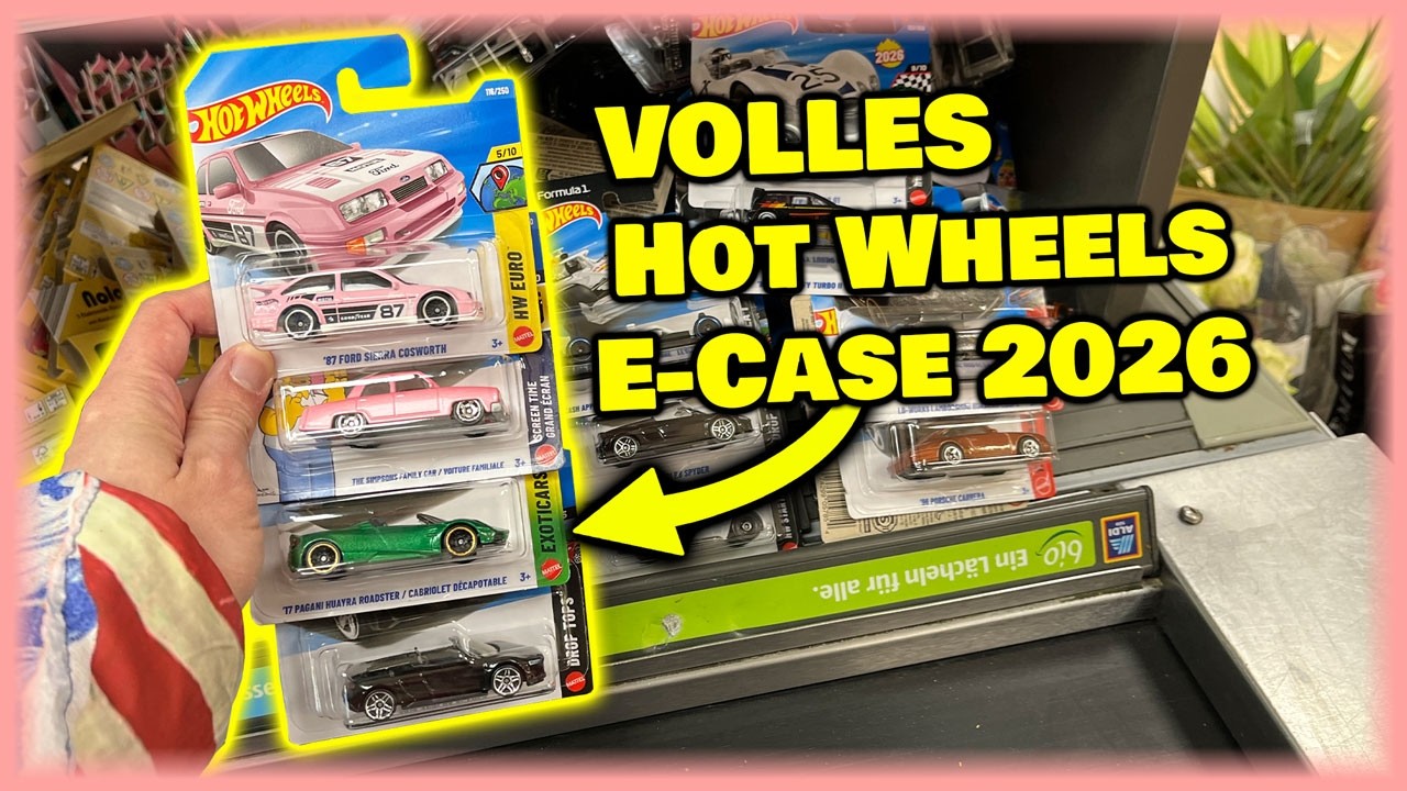 Endlich! NEUES Hot Wheels E-CASE 2026 im ALDI gefunden!