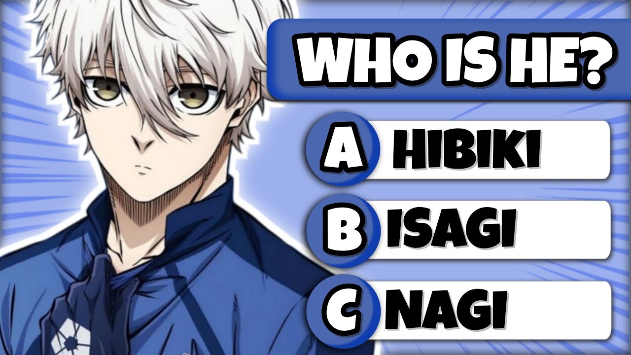 BLUE LOCK QUIZ ⚽ Anime + Manga 🔥 Guess The Character ✨ Anime Quiz