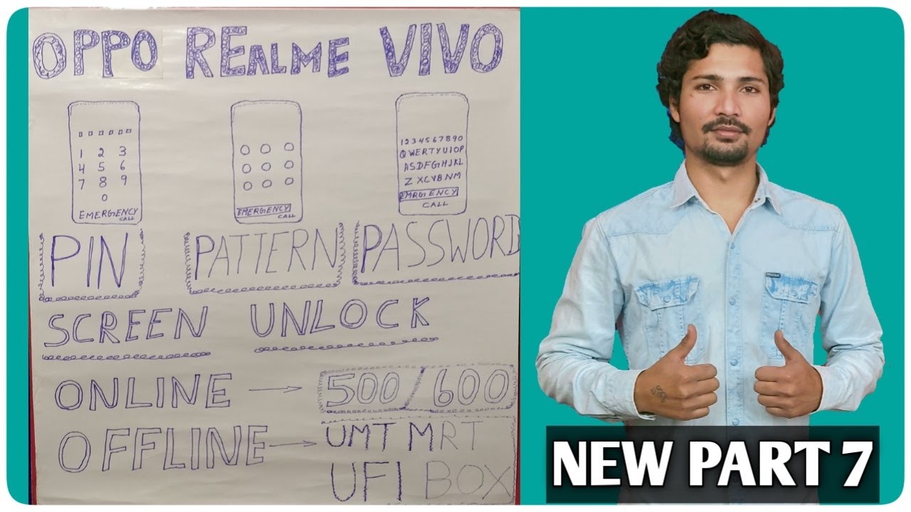 Oppo Realme Vivo All Mobile PIN PATTERN PASSWORD Bypass Unlock Online Offline Solution New PART 7
