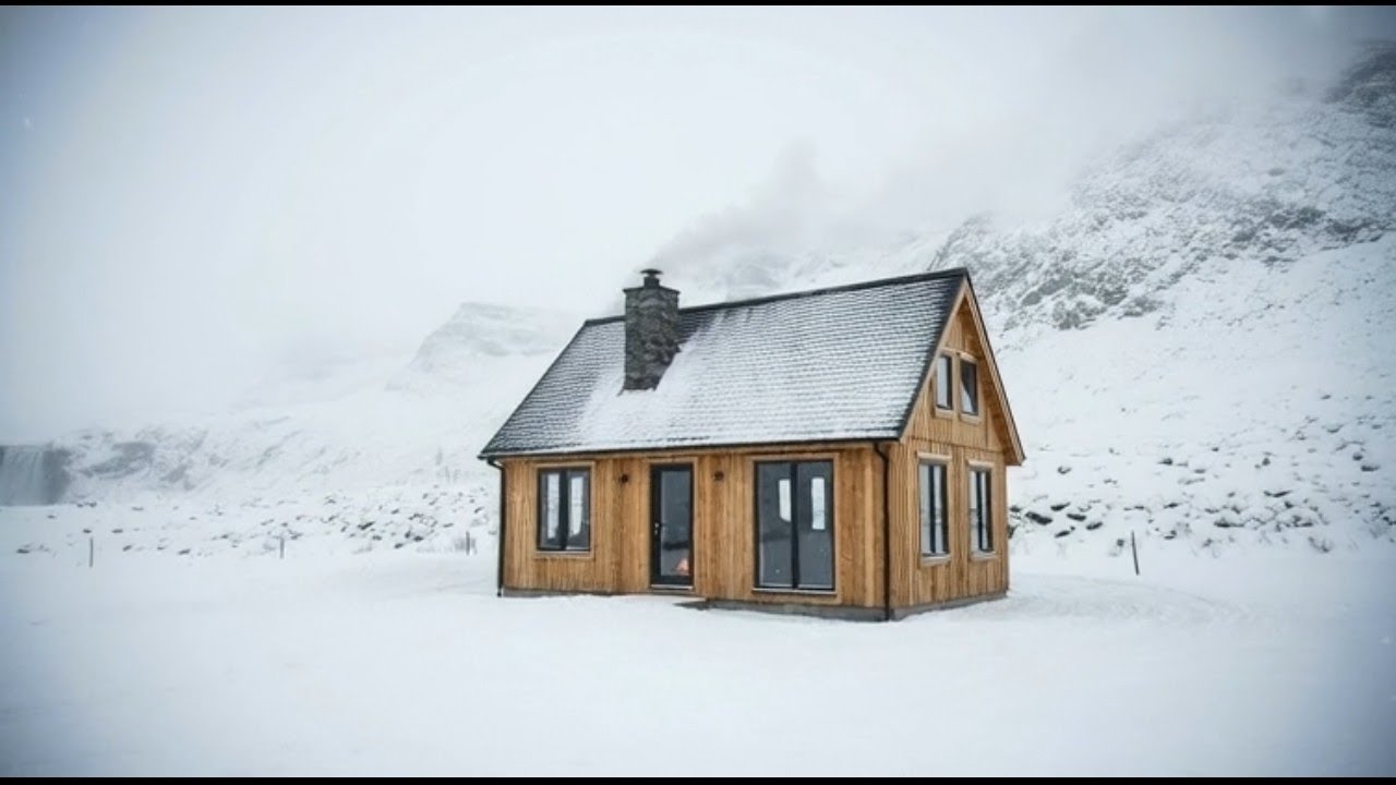 He Built a Dream House Alone in Frozen Mountains | Full Cinematic Build 2m views