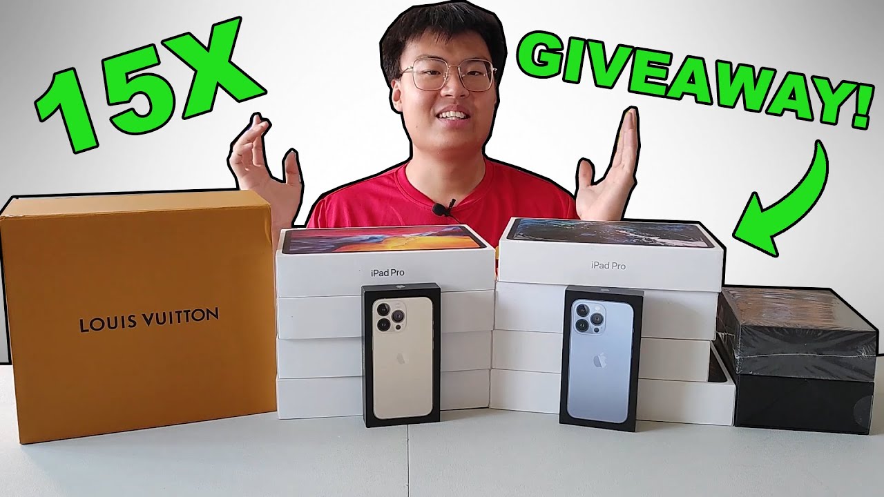 15X iPad Pro,iPhone,Louis Vuitton GIVEAWAY! | 3 Ways to Win! | Birthday Special! [OPEN] [WORLDWIDE]