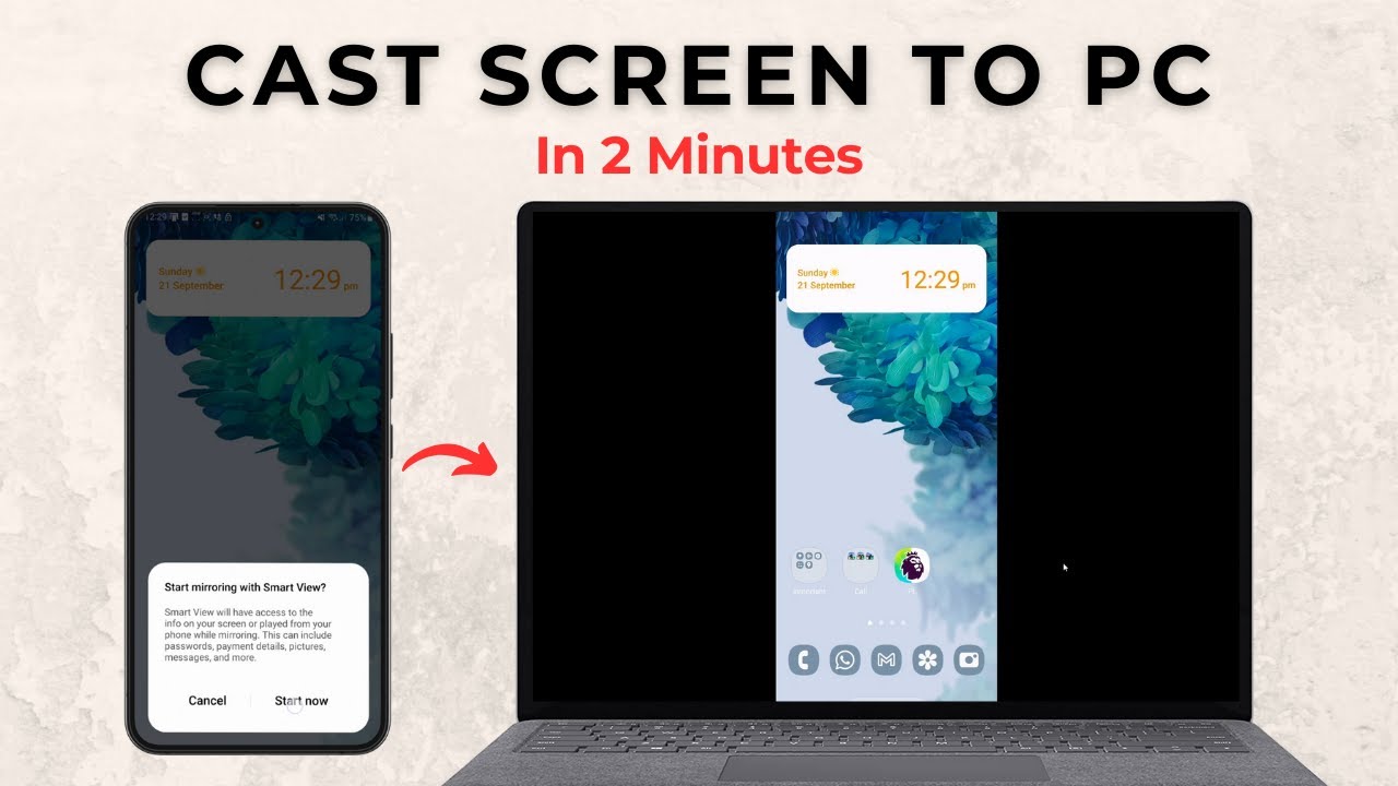 Как транслировать экран Android на ПК | Screen Mirroring &mdash; легко