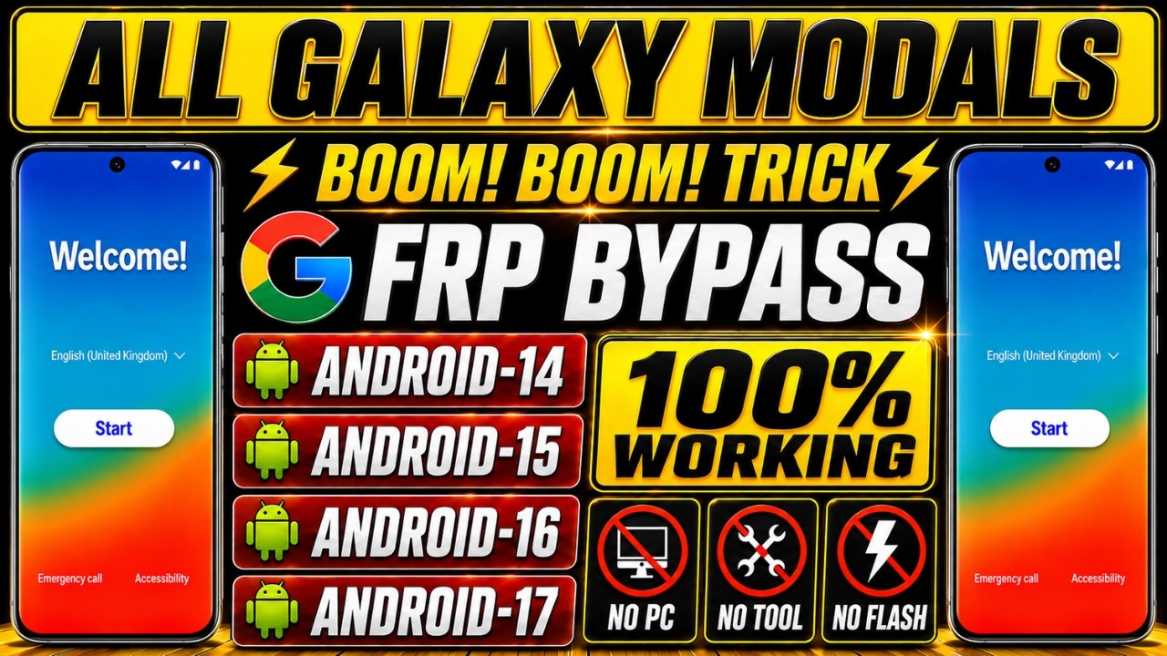 Complete Samsung FRP Bypass 2026 | Android 14/15/16/17 | Skip Google Lock | New Trick No PC ✅