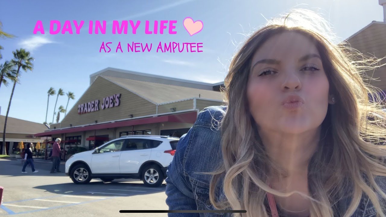 A DAY IN MY LIFE AS A NEW AMPUTEE | FOLLOW ME AROUND, BJ'S AND SHOPPING AT TRADER JOE'S (RONYRON)