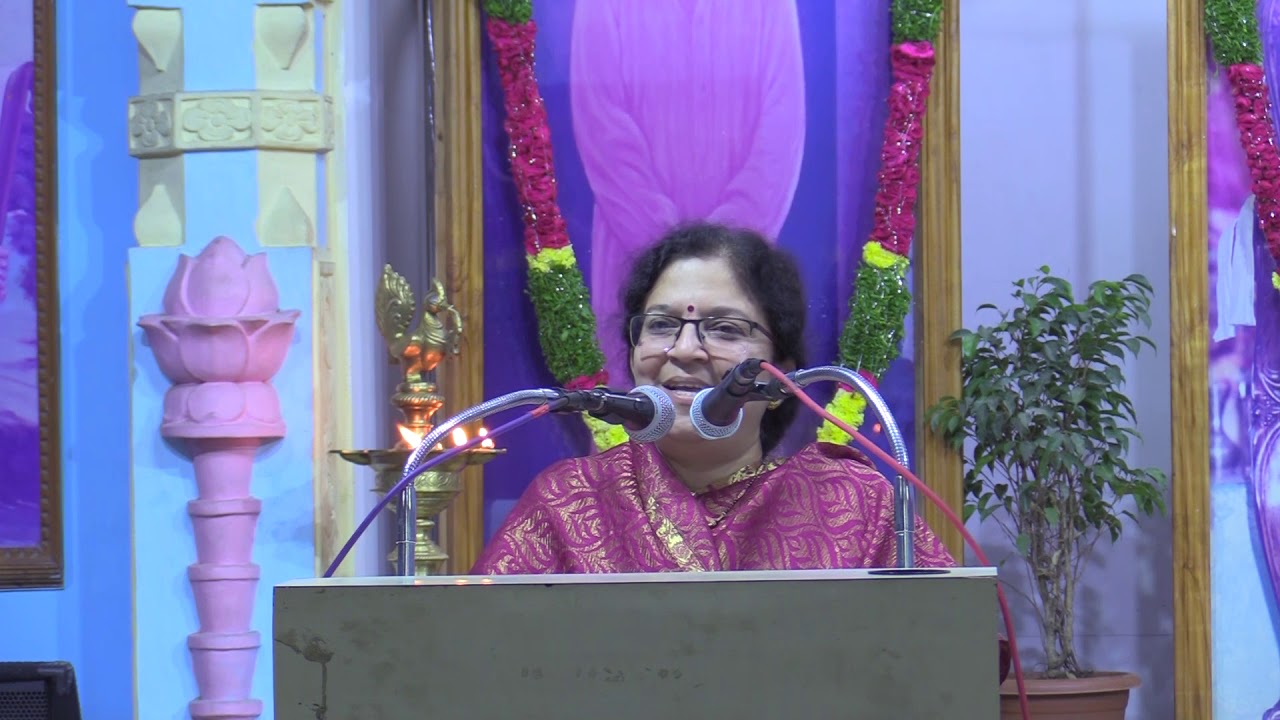 58 th Samarpan Talk by Smt P Sai Latha Garu  @ Bhel Sathya Sai  Mandir