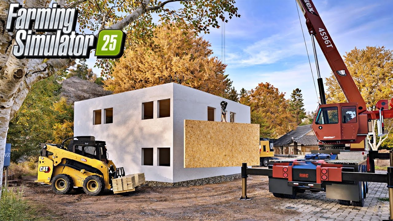 EPIC HOUSE BUILD! 🏠 Heavy Machinery Foundation Work | FS25 Gameplay Part 2