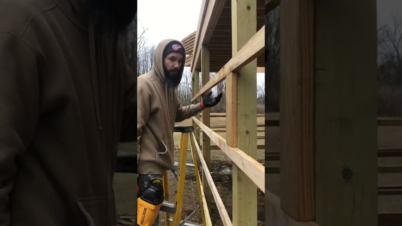 Post frame girts ‘spacer’ for 24” on center spacing 