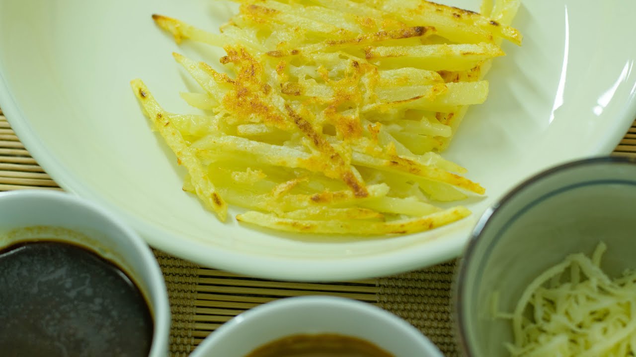 Panquequinhas de batata palha (com ou sem queijo ralado) | Sabor Oriental