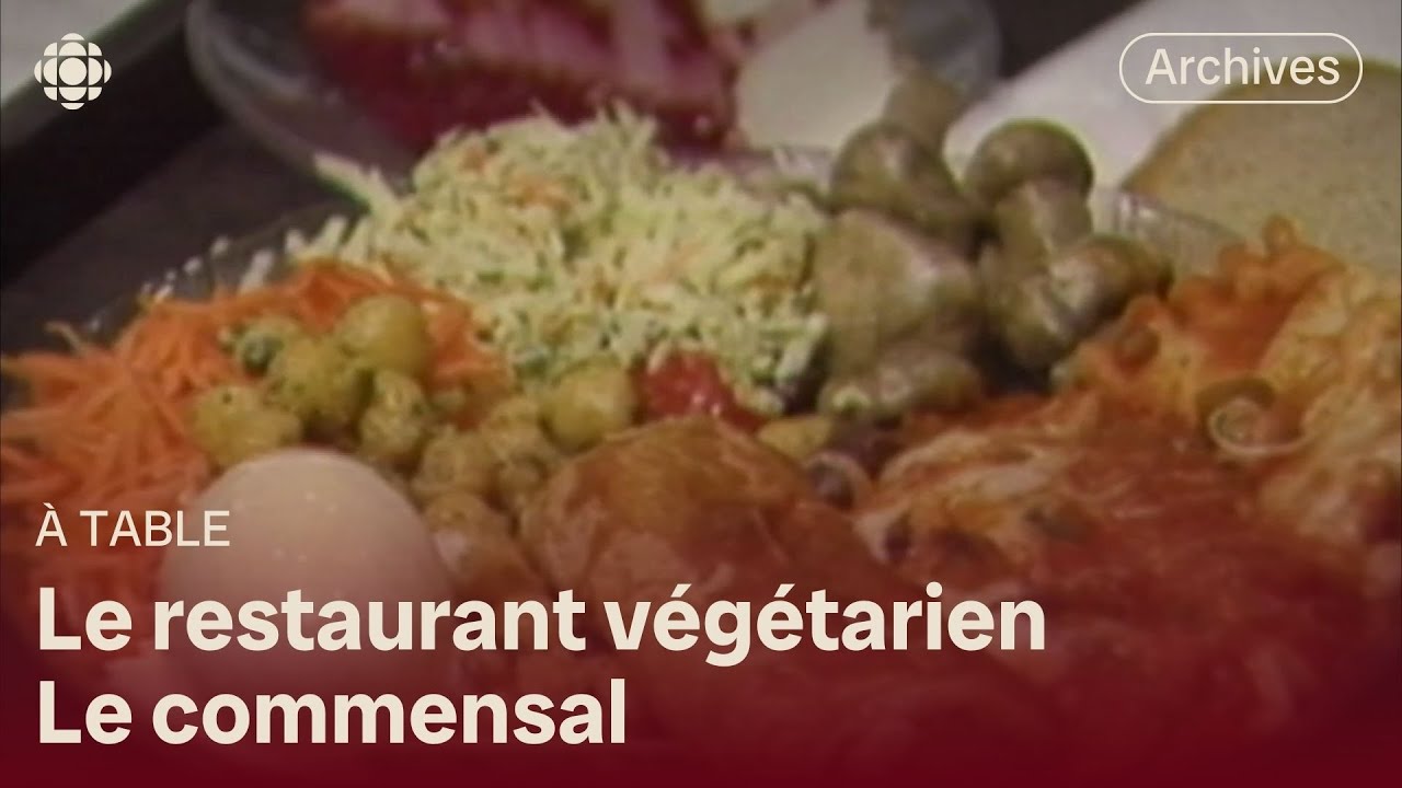 Les repas au poids du restaurant Le commensal en 1989
