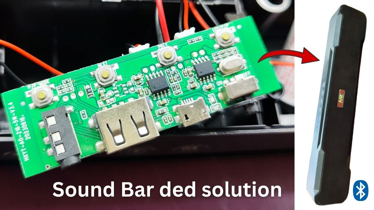 Bluetooth Speaker Sound Bar Ded Solution ! How to repair bluetooth speaker Bluetooth Speaker Repair
