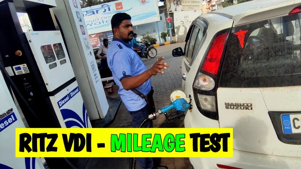 Ritz vdi Mileage test - Maruti Suzuki Ritz Diesel Average