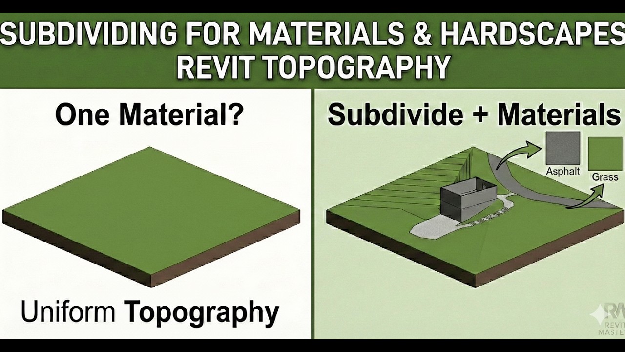 Topography Basics - Modelling Slopped Topography and Landscape Stone Steps in Revit Toposolids