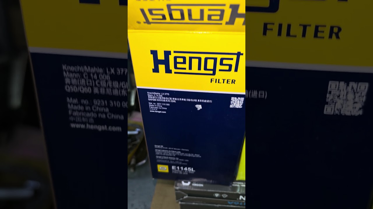 Сравнение китайского и немецкого  Mann Filter Hengst #мастерскаямерседес