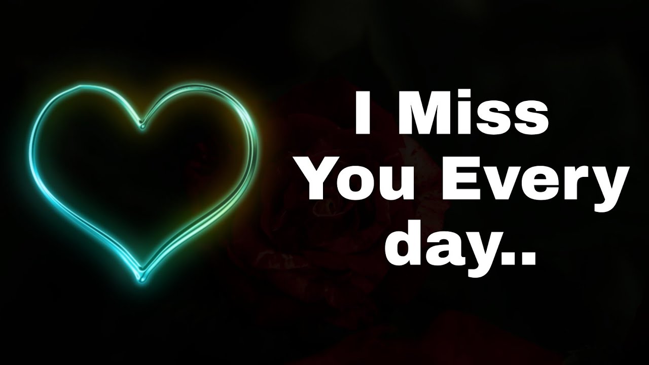 ❤️ I Miss You Every Day (Heart Touching Love Poem For Her) #lovepoem
