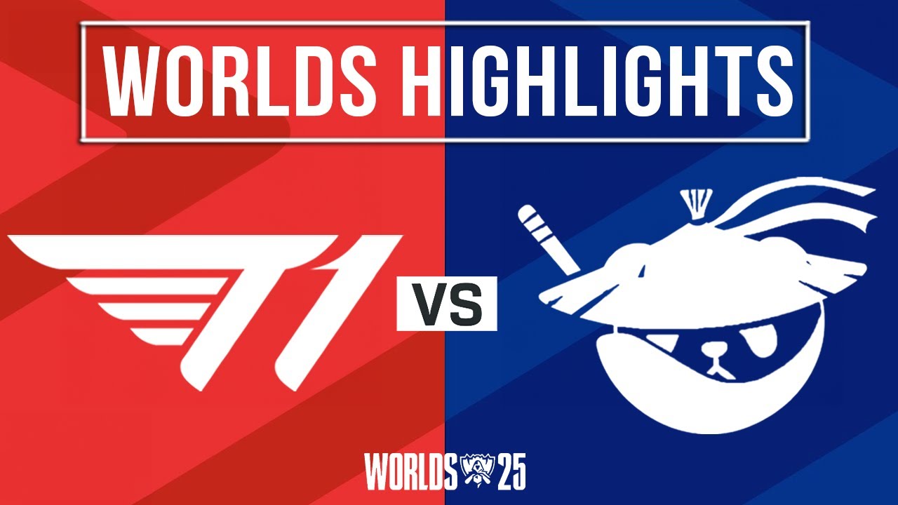 T1 vs AL Highlights ALL GAMES | Worlds 2025 Quarterfinals | T1 vs Anyone's Legend