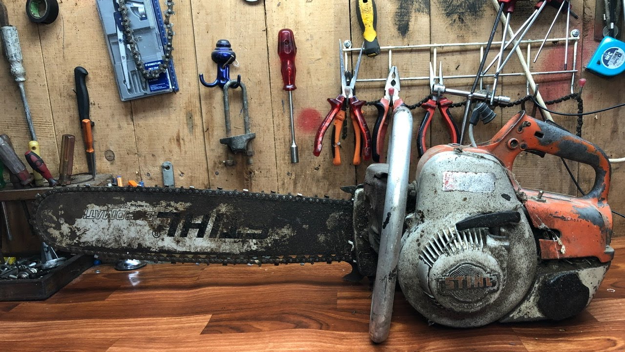 MOTORLU TESTERE RESTORASYON (chainsaw STIHL 08 S)
