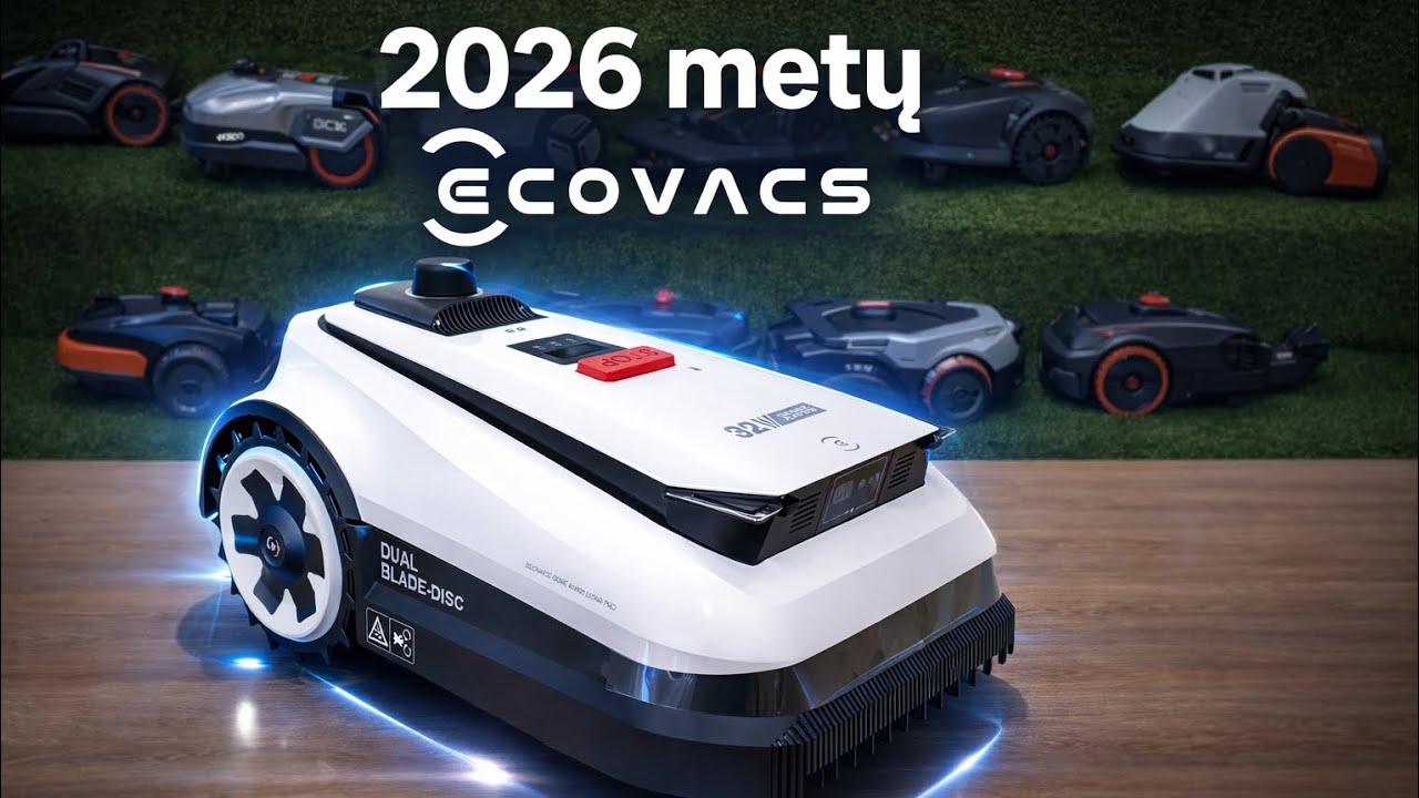 2026m modeliai su trimeriu, tai Ecovacs PRO