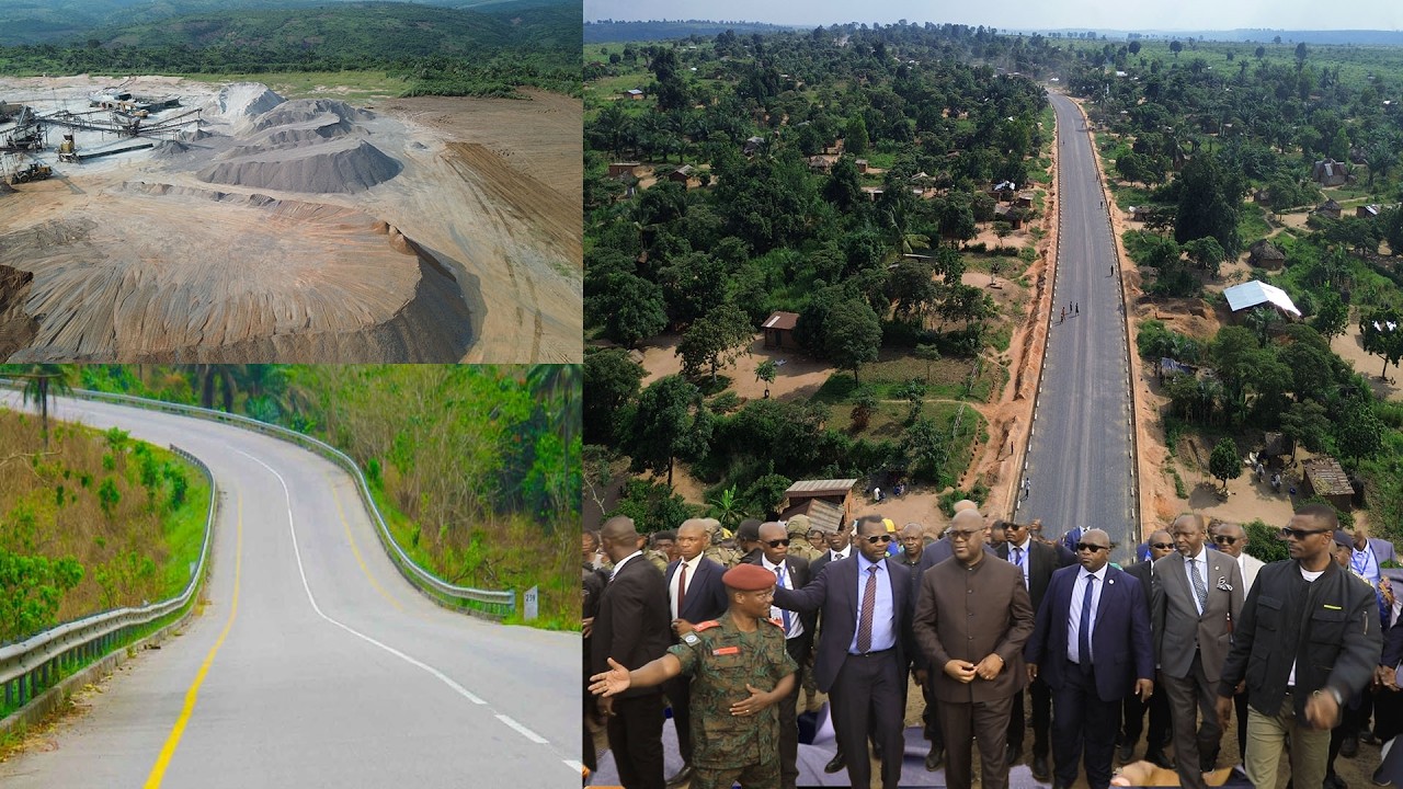 𝗥𝗢𝗨𝗧𝗘 𝗞𝗔𝗡𝗔𝗡𝗚𝗔–𝗞𝗔𝗟𝗔𝗠𝗕𝗔 𝗠𝗕𝗨𝗝𝗜 : 𝗟𝗘 𝗣𝗥 FELIX TSHISEKEDI  𝗥𝗔𝗦𝗦𝗨𝗥𝗘E 𝗗𝗘 𝗟’𝗔𝗩𝗔𝗡𝗖𝗘𝗠𝗘𝗡𝗧 𝗗𝗘𝗦 𝗧𝗥𝗔𝗩𝗔𝗨𝗫