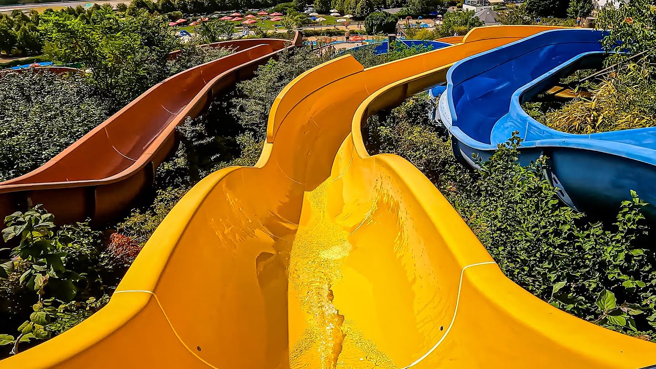 I STUCK in Water Slide at Aquaréna Mogyoród