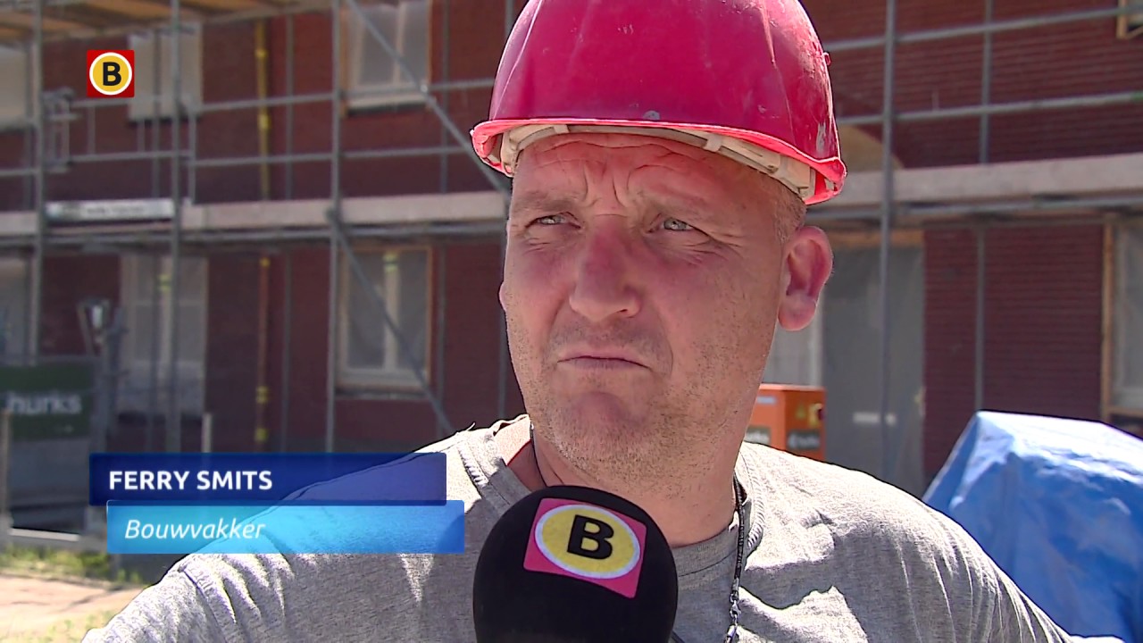 Werken in de zon: 'Het is op het dak boven de vijftig graden'