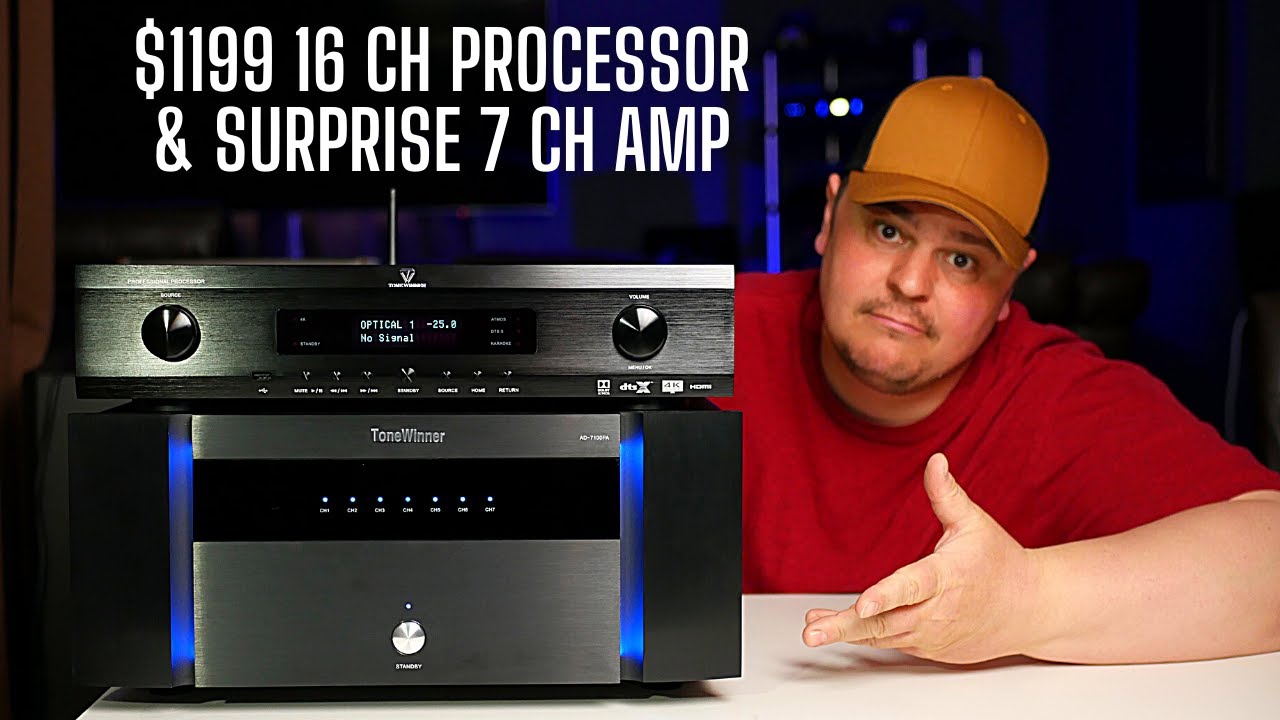 Why I Like This BUDGET 16 Channel Processor? Tonewinner AT300 Review & Comparison to Marantz AV7706.