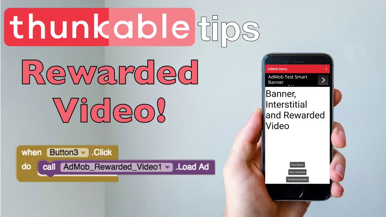 Rewarded Video Ads in Thunkable