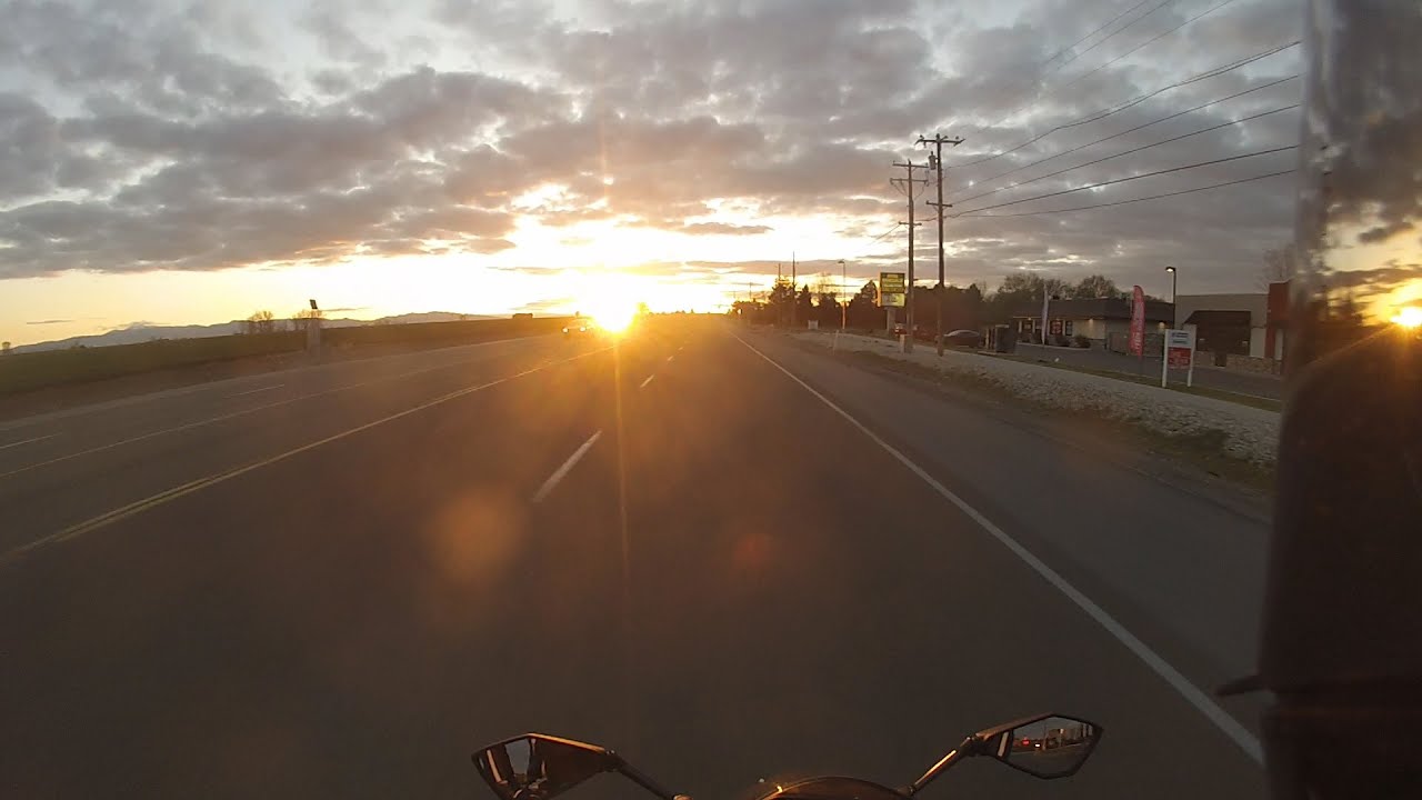 Worst time to ride a motorcycle