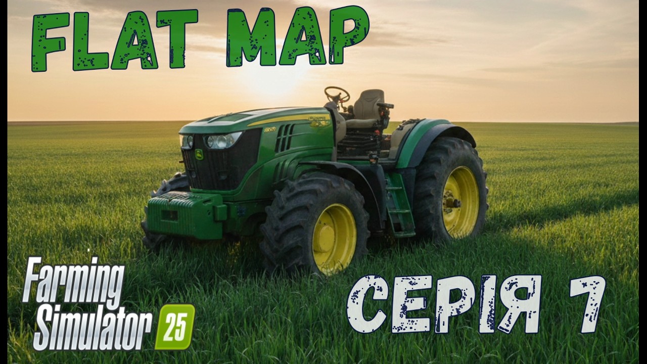Farming simulator 25/Flat Map/ -Збираємо пшеницю