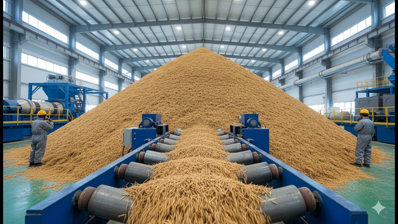 Inside the Largest Modern Rice Husk Pellet Processing Facility You Didn’t Know Existed