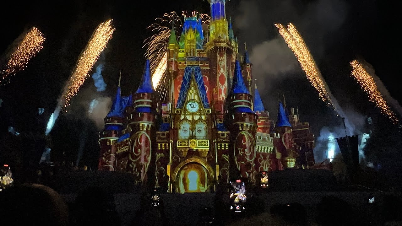 Disney's Nighttime Fireworks: Happily, Ever After Up-close